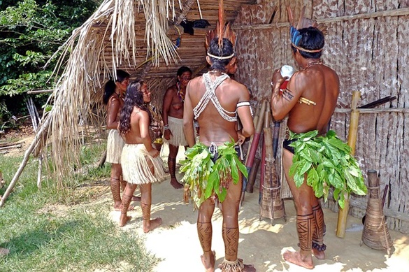 Índios e europeus em contato no Brasil